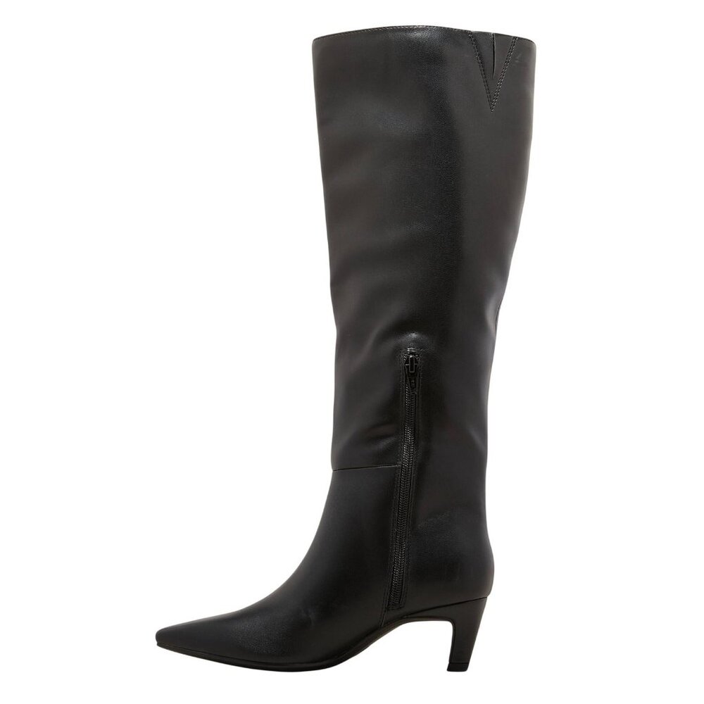 Universal Thread Womens Kendra Kitten Heel Tall Dress Boots 90511058 Black 6.5M - Picture 9 of 10